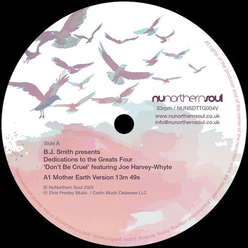 BJ Smith: Dedications To The Greats Four ('Don't Be Cruel') - 12-INCH SINGLE
