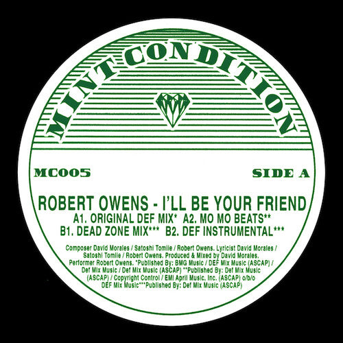 Robert Owens: I'll Be Your Friend - 12-INCH SINGLE