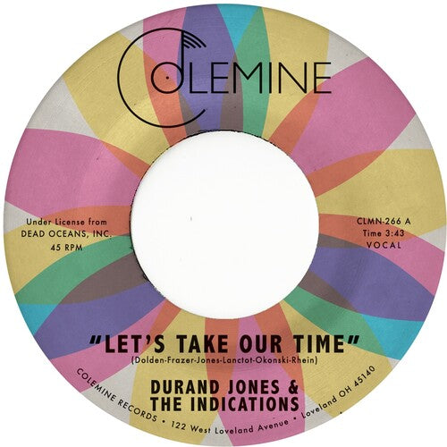 Durand Jones & The Indications: Let's Take Our Time / Flower Moon - 7-INCH SINGLE