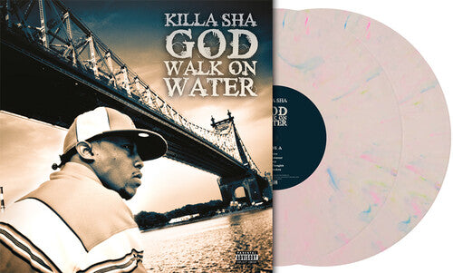 Killa Sha: God Walk On Water - Rose Multicolour Marble Vinyl - VINYL LP