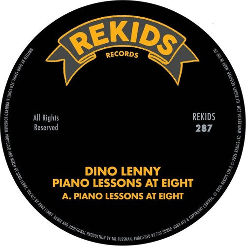 Dino Lenny: Piano Lessons at Eight - 12-INCH SINGLE
