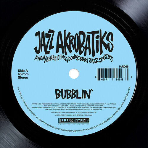 Jazz Akrobatiks: Bubblin' - 7-INCH SINGLE