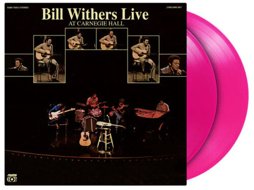 Bill Withers: Live At Carnegie Hall - Limited Gatefold 180-Gram Translucent Magenta Colored Vinyl - VINYL LP