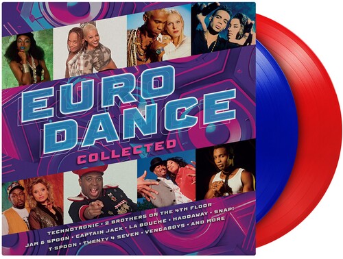 Various Artists: Eurodance Collected / Various - Limited 180-Gram Translucent Blue & Translucent Red Colored Vinyl - VINYL LP