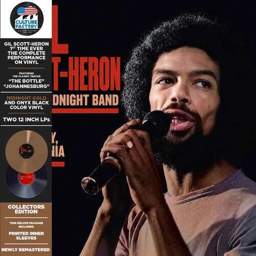 Gil Scott-Heron & The Midnight Band: Live at Berkeley '78 - Black/Gold - VINYL LP