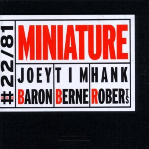 Joey Baron: Miniature - COMPACT DISCS