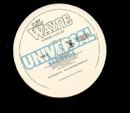 Lil Wayne: Where You At? - 12-INCH SINGLE