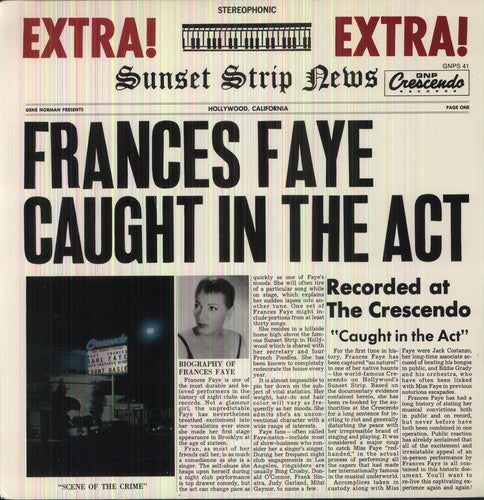 Frances Faye: Caught in the Act - VINYL LP