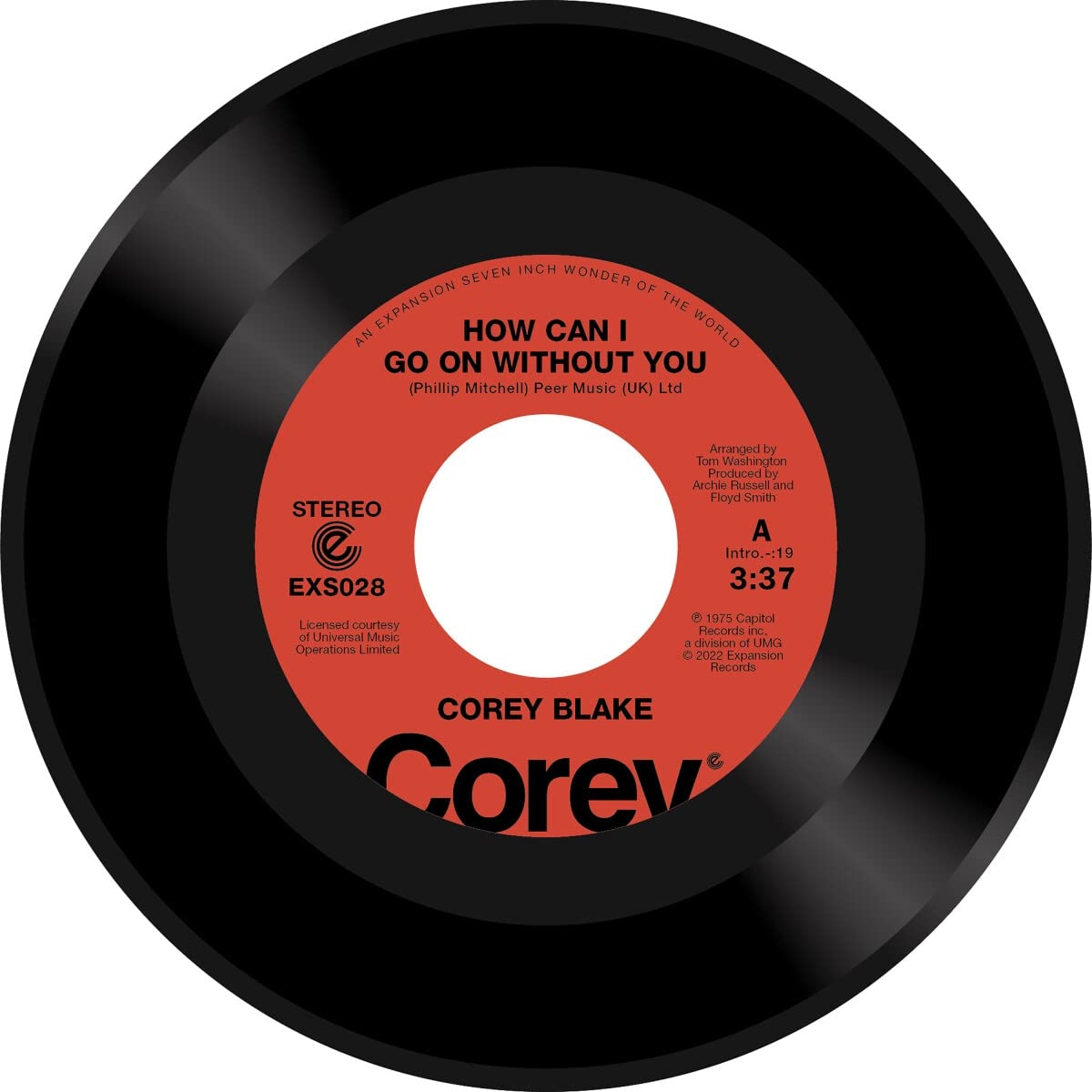Corey Blake: How Can I Go On Without You / Your Love Is Like A Boomerang - 7-INCH SINGLE