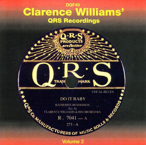 Clarence Williams: QRS Recordings, Vol. 2 - COMPACT DISCS