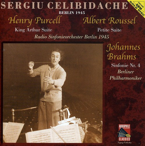 Brahms / Celibidache / Berlin Phil Orch: Brahms: Sym No 1 / Purcell: King Arthur Ste - COMPACT DISCS