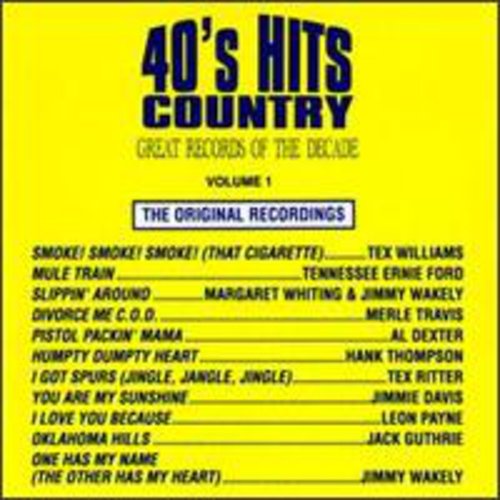 Various Artists: 40's Country Hits 1 / Various - COMPACT DISCS
