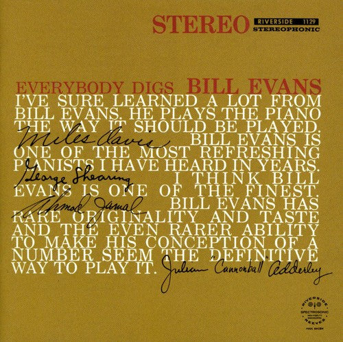 Bill Evans: Everybody Digs Bill Evans: Keepnews Collection - COMPACT DISCS
