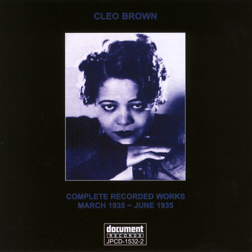 Cleo Brown: Complete Recorded Works March 1935 - June 1935 - COMPACT DISCS