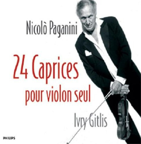 Ivry Gitlis: Paganini : 24 Caprices for VLN Solo - COMPACT DISCS