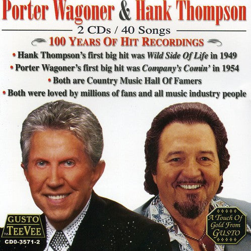 Porter Wagoner: 100 Years of Hit Recordings - COMPACT DISCS