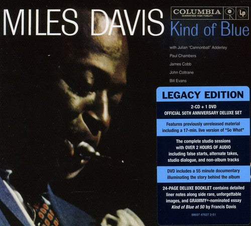 Miles Davis: Kind of Blue: 50th Anniversary Legacy Edition/+DVD - COMPACT DISCS