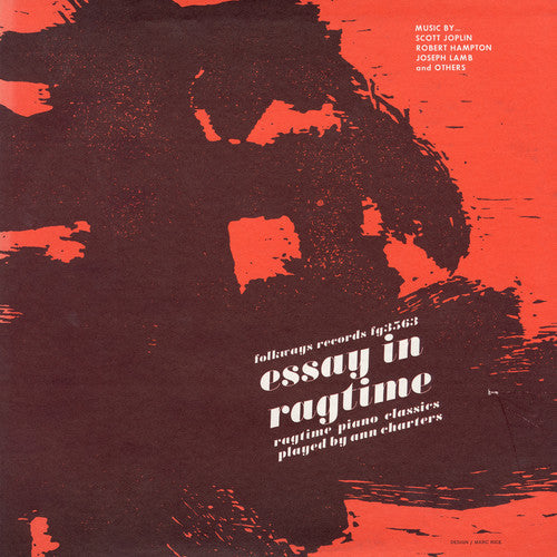 Ann Charters: Essay in Ragtime: Ragtime Piano Classics - COMPACT DISCS