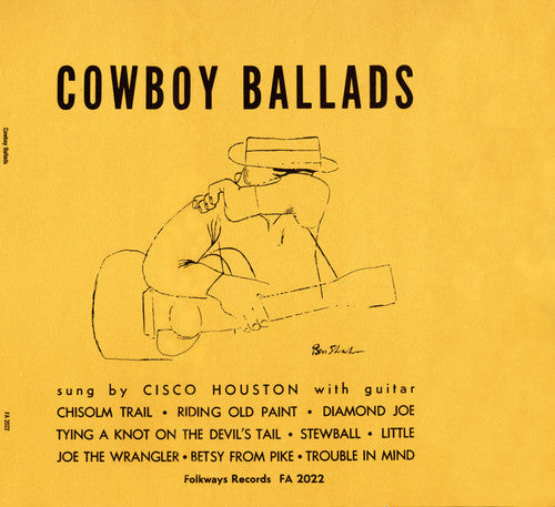 Houston Cisco: Cowboy Ballads - COMPACT DISCS