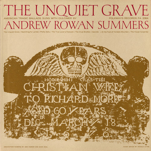 Andrew Rowan Summers: Unquiet Grave and Other American Tragic Ballads - COMPACT DISCS