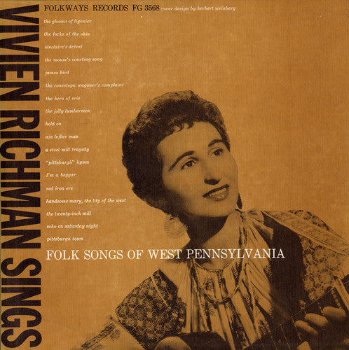 Vivien Richman: Sings Folk Songs of West Pennsylvania - COMPACT DISCS
