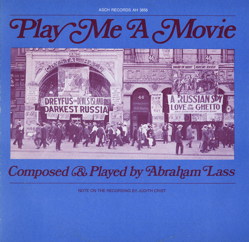 Abraham Lass: Play Me a Movie: Piano Music to Accompany Silent - COMPACT DISCS