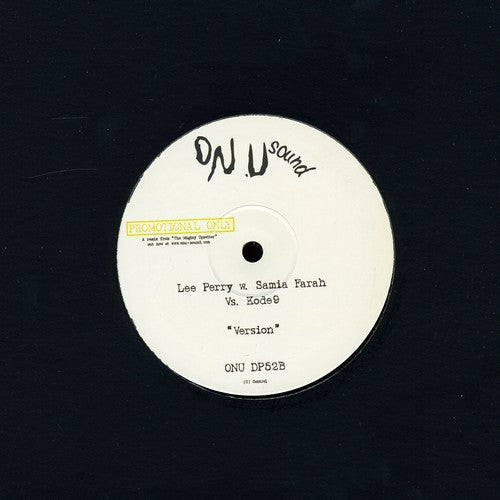 Lee Perry with Samia Farah vs Kode9: Yellow Tongue/Yellow Version - 12-INCH SINGLE