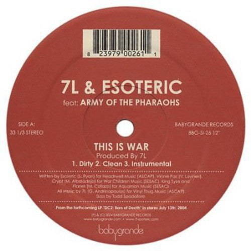 7L & Esoteric: This Is War - 12-INCH SINGLE