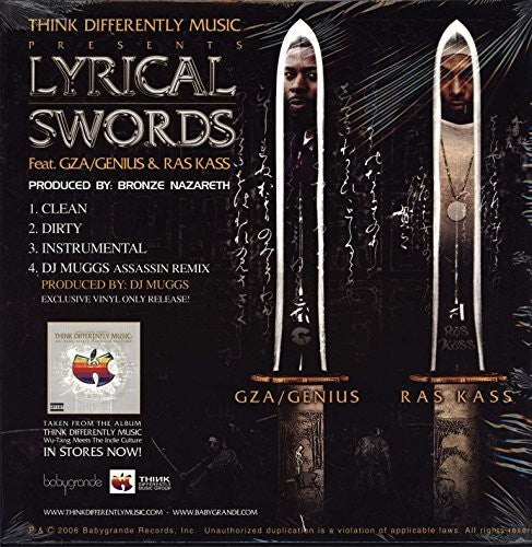 Gza & Ras Kass: Lyrical Swords - 12-INCH SINGLE