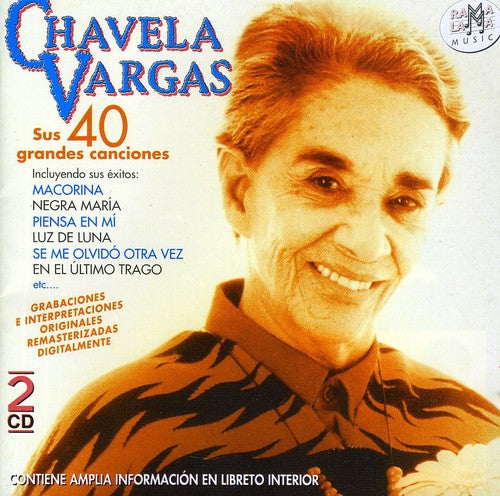 Chavela Vargas: Sus Cuarenta Grandes Canciones - COMPACT DISCS