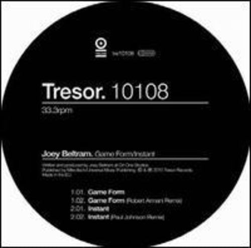 Joey Beltram: Game Form/Instant - 12-INCH SINGLE