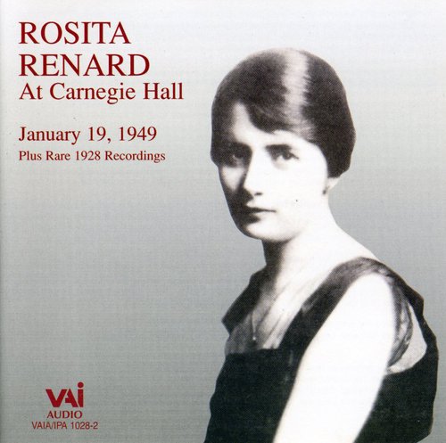 Rosita Renard: At Carnegie Hall - COMPACT DISCS