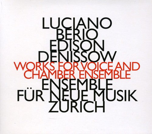 Luciano Berio: Works for Voice & Chamber Ensemble - COMPACT DISCS
