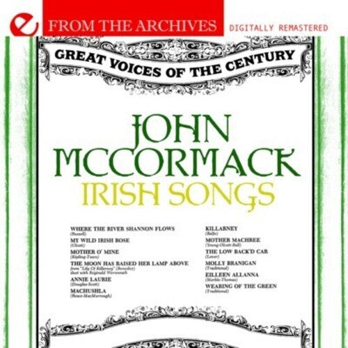 John McCormack: Irish Songs: From the Archives - COMPACT DISCS