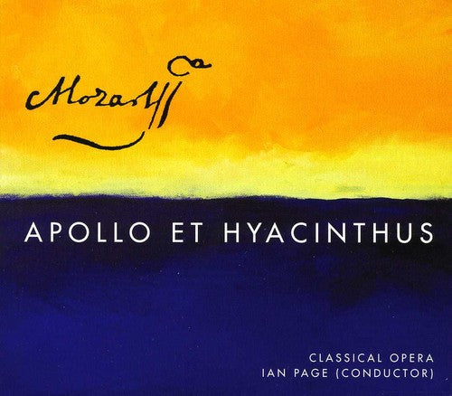 W.a. Mozart: Apollo Et Hyacinthus K. 38 - SUPER-AUDIO CD