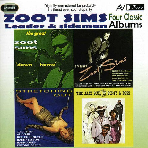 Zoot Sims: Stretching Out/Starring Zoot/Downhome/Jazz Soul Of Porgy and Bess - COMPACT DISCS