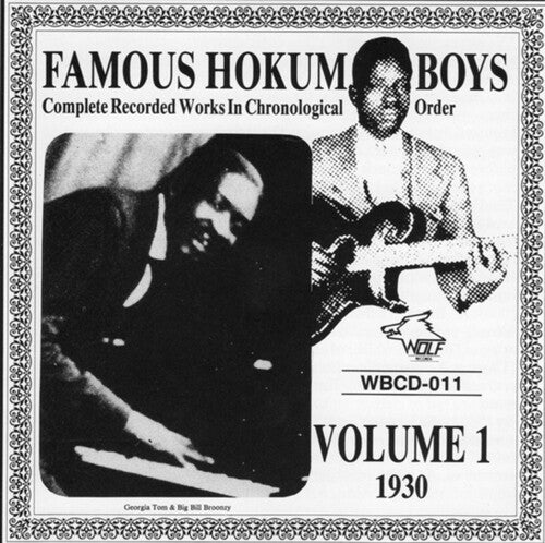 The Hokum Boys: 1930 Vol 1 - COMPACT DISCS