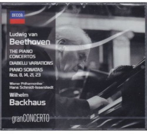 Wilhelm Backhaus: Conc. PF. N. 1-5/Var. Diabelli/Son. PF. N.8 14 21 - COMPACT DISCS
