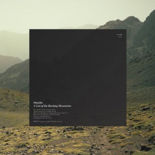 Oneida: A List Of The Burning Mountains - VINYL LP