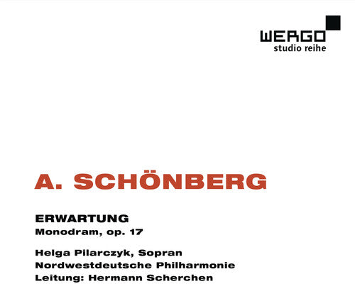 Hermann Scherchen: Erwartung Op 17 - COMPACT DISCS