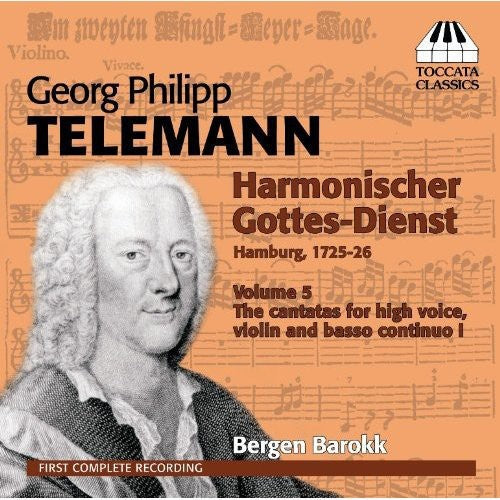 G.P. Telemann: Harmonischer Gottes-Dienst / Six Cantatas 5 - COMPACT DISCS