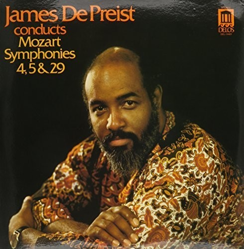 De Preist, James: Mozart Symphonies 4 5 & 29 - VINYL LP