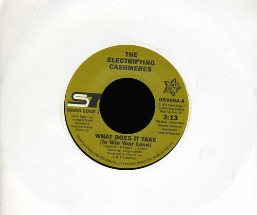 The Electrifying Cashmeres: What Does It Take/Not Too Young - 7-INCH SINGLE