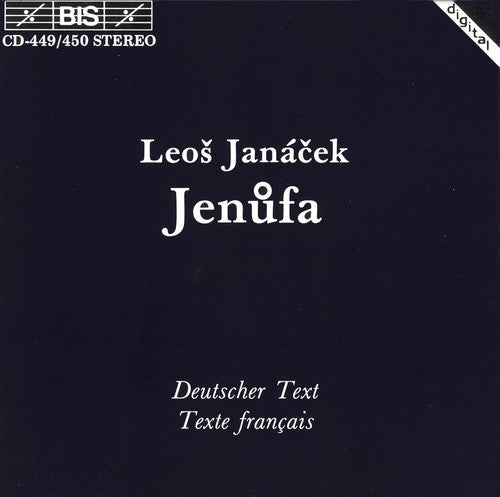 L. Janacek: Jenufa Complete Opera Sung in Czech - COMPACT DISCS