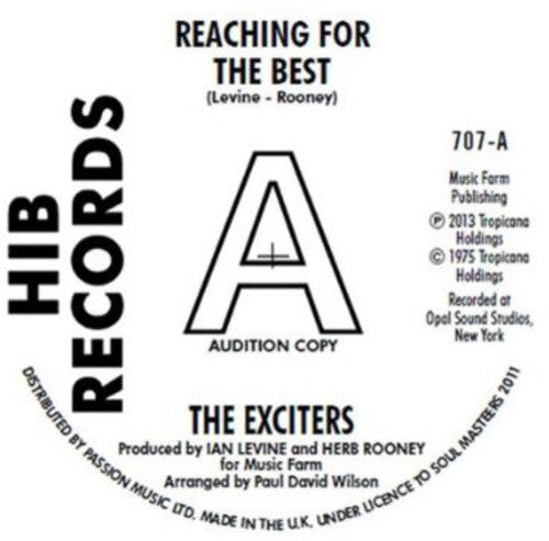 The Exciters: Reaching for the Best - 7-INCH SINGLE