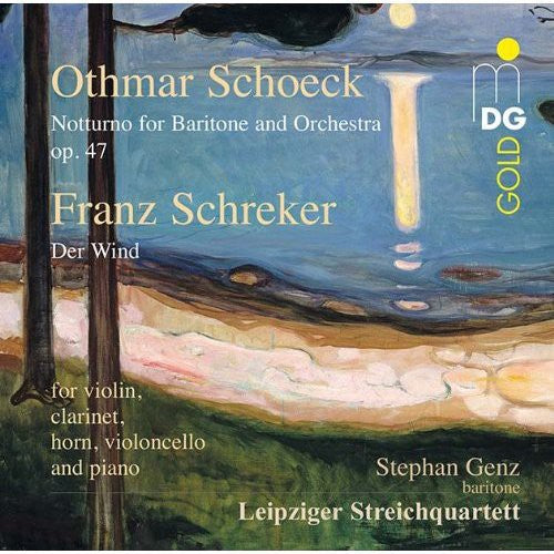 Stephan Genz: Notturno for Baritone & Orchestra Op 47 / Der Wind - COMPACT DISCS