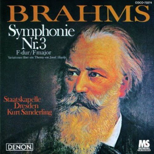 Kurt Sanderling: Brahms: Symphonie NR. 3/Haydn Variationen - COMPACT DISCS