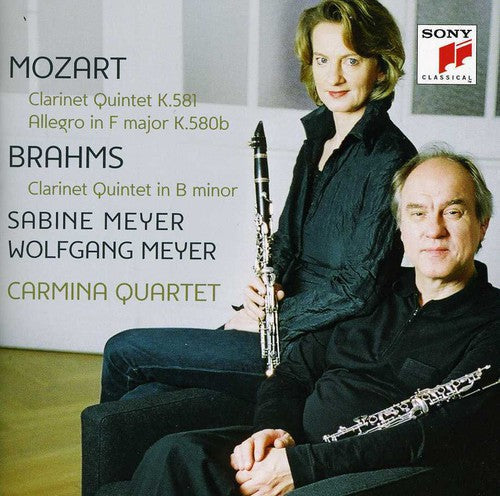 Carmina Quartet & Sabine Meyer: Mozart Brahms: Clarinet Quintets - COMPACT DISCS