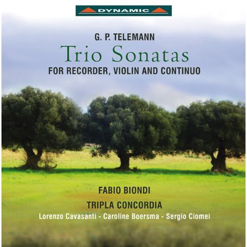 Tripla Concordia: Trio Sonatas for Recorder Violin & Continuo - COMPACT DISCS
