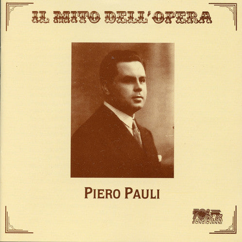 Piero Pauli: Arias - COMPACT DISCS